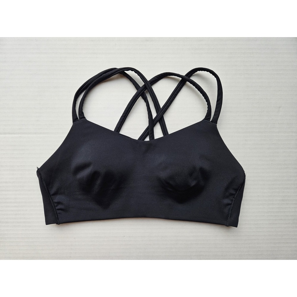 Savage X Fenty Sport Black Strappy Sports Bra Size Large